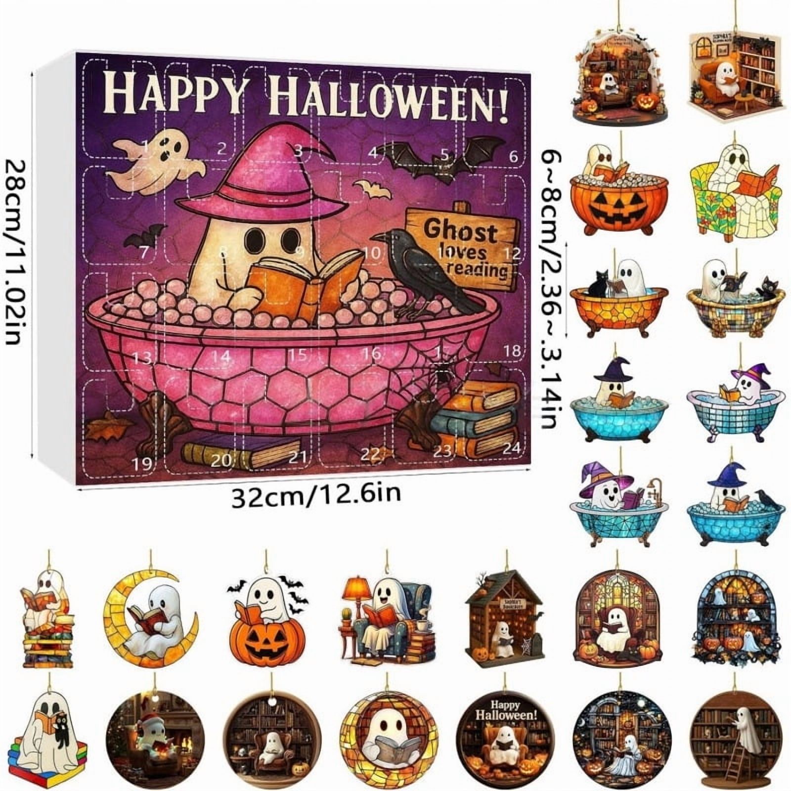 2025 Halloween Advent Calendar Halloween Countdown Calendar for Kids ...
