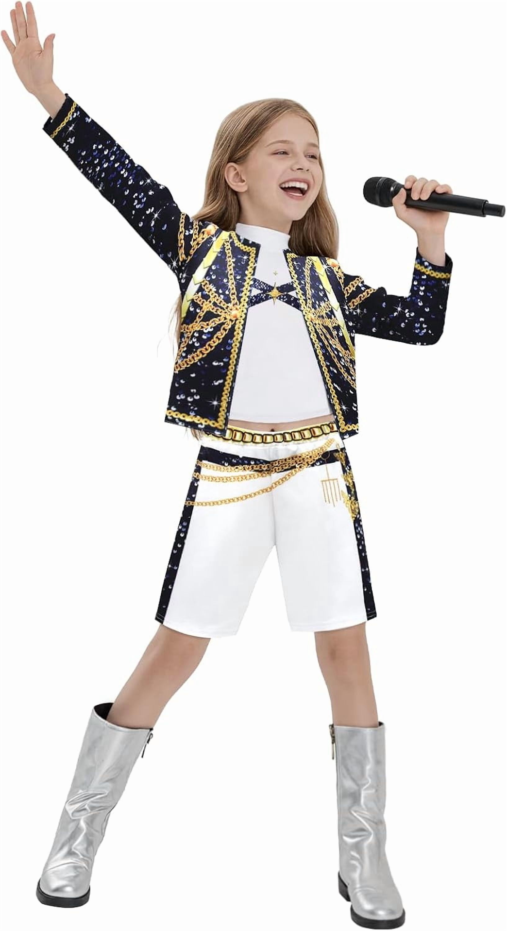 2025 Halloween Costume - Pop Singers Costume, 2 PC Fashion Singer ...