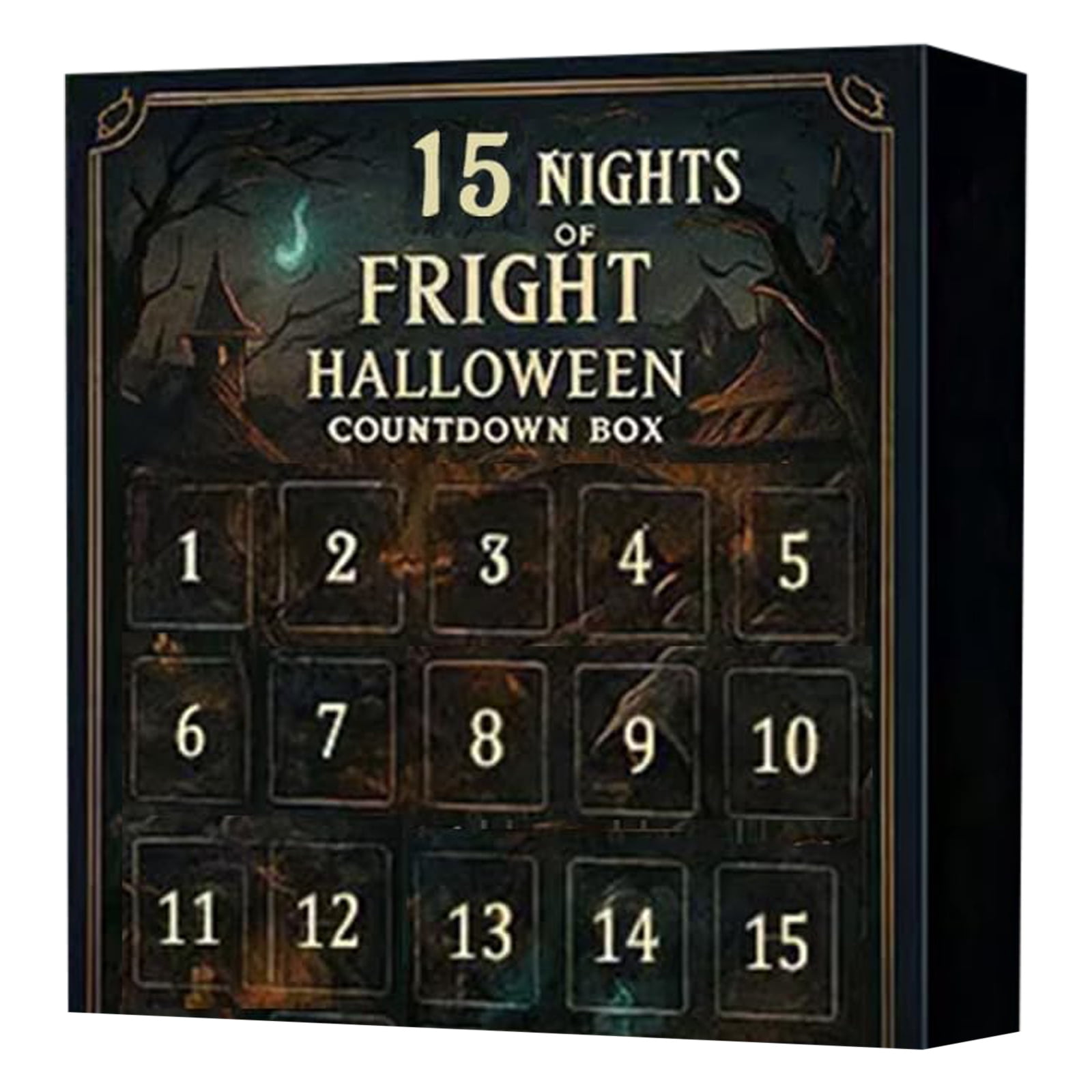 2025 Halloween Countdown Box 15 Nights of Fright Advent Calendar Gift ...
