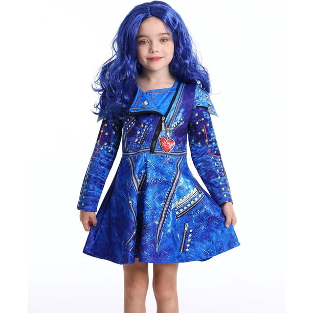 evie descendants costume blue dress Evie Descendants Tutu Dress The Sparkling Blue Dress Worn By Evie (Sofia  Carson) In The Movie