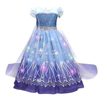 open lace back dress Party City Elsa Arendelle Costume for Girls, Frozen 2, Medium, Includes  Dress : Clothing, Shoes & Jewelry