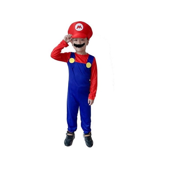 Halloween Super Brothers Costumes, Funny Super Bros Fancy Dress Cosplay Costume S