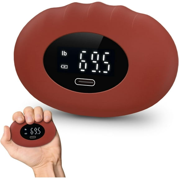 2025 Hand Grip Strength Tester Trainer  Rechargeable Electronic Hand Dynamometer up to 395 lbs (180kg), Digital Grip Strengthener with LED Display, Forearm & Finger Exerciser for Sports, Home, Gym,