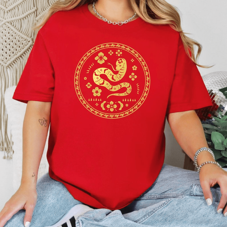 2025 Happy Chinese New Year Tshirt, Year Of The Chinese Snake 2025