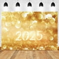 2025 Happy New Year Fireworks Photography Backdrop New Year Eve Clocks