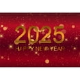 2025 Happy New Year Photography Backdrop Chinese Style Snake Red