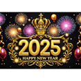 2025 Happy New Year Theme Party Background Banner New Year Celebrate