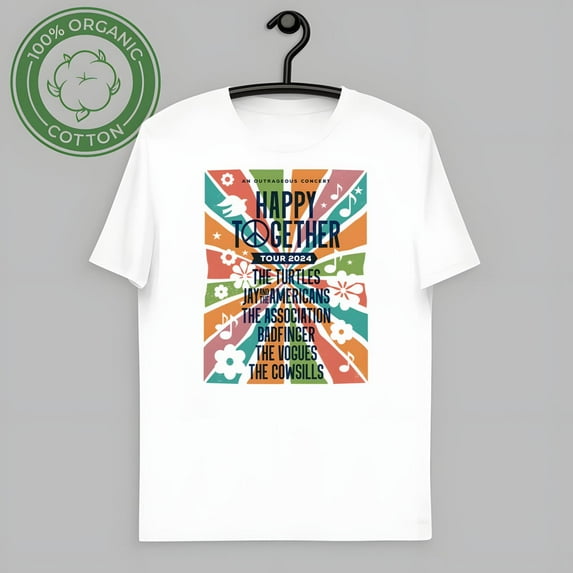 2025 Happy Together Tour Graphic Shirt, Retro Concert Style Music Tee New Instock Gift for Men and Women-TH3663