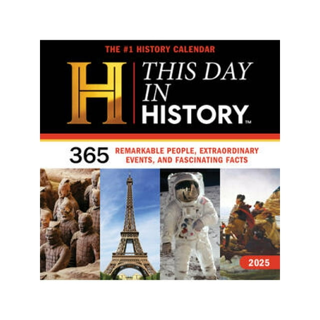 2025 History Channel This Day in History Wall Calendar 365 Remarkable