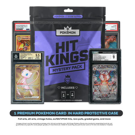 2026 Hit Kings Pokemon Edition – 1 Graded Card or Ungraded Card