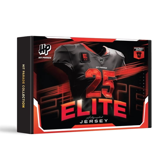 2025 Hit Parade Autographed Football Jersey Elite Series 3 Hobby Box