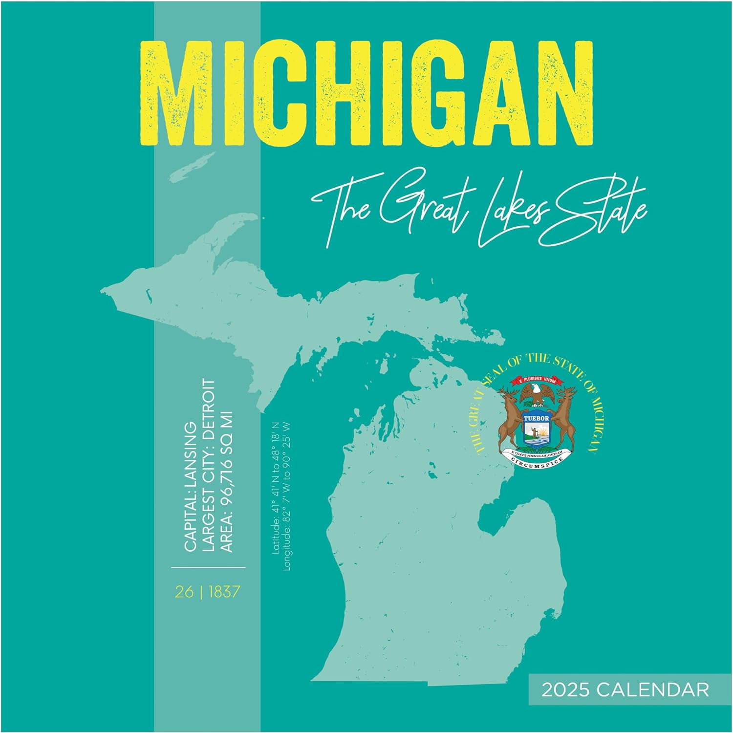 TF Publishing, Home Michigan 2025 Wall Calendar