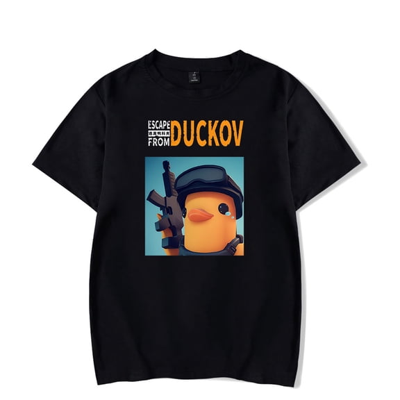 2025 Hot Game Escape From Duckov Merch Game Graphic Unisex T-Shirt – Unisex Short Sleeve Graphic Tee For Survival RPG Game Fans