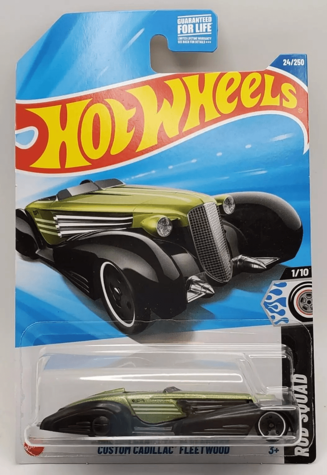 2025 Hot Wheels Custom Cadillac Fleetwood 24/250 HW Rod Squad 1/10