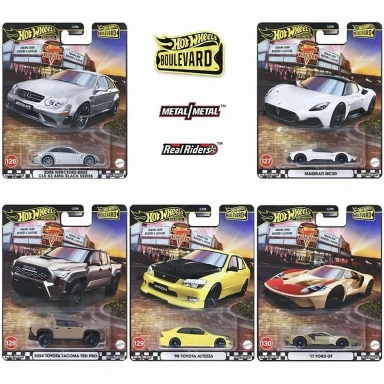 2025 Hot Wheels Premium Boulevard GJT68 C case 5 car set - Walmart.com