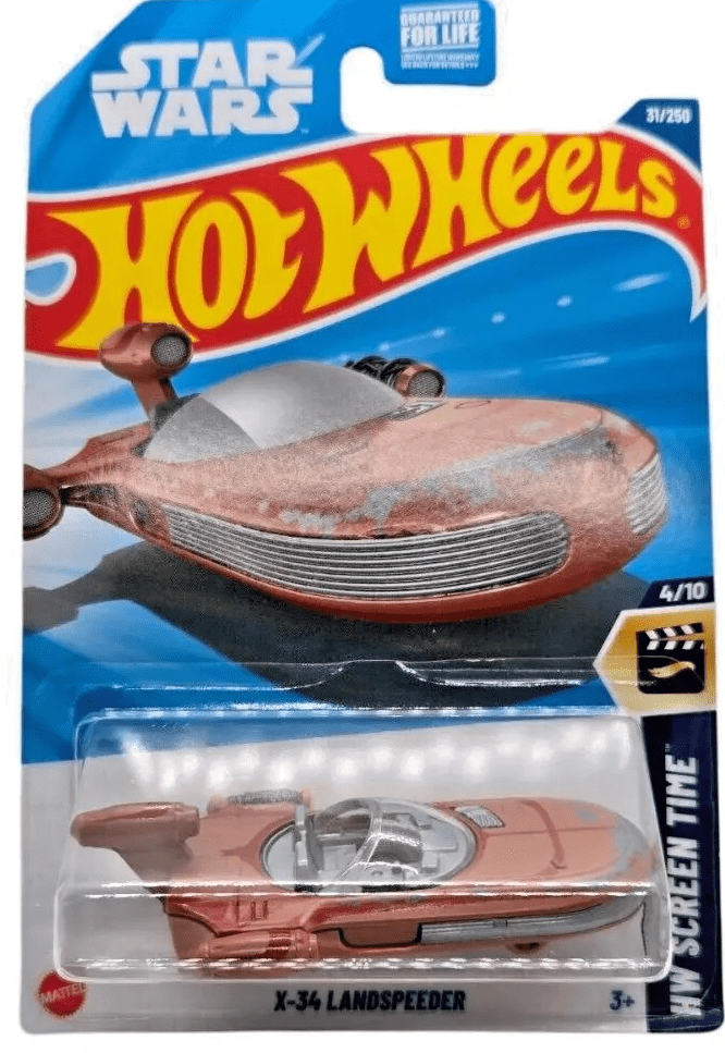 Hot Wheels Star Wars X-34 Landspeeder – HW Screen Time Serie, 1:64 Maßstab