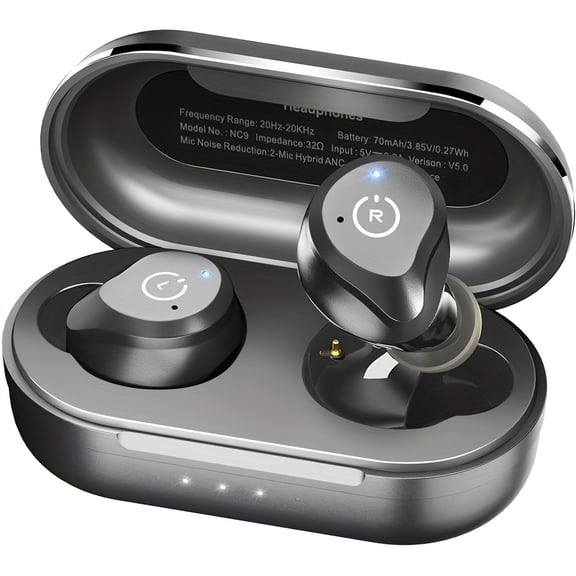 2025 Hybrid Active Noise Cancelling Wireless Headphones | In-ear Stereo | 32 APP EQ Adjustments | AI Chat & Real-Time Translation | Headphone Finding