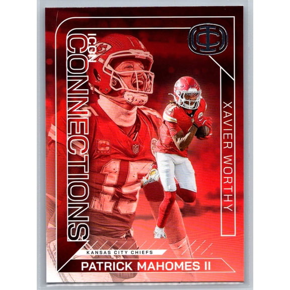 2025 Icon Collection Patrick Mahomes / Xavier Worthy #IC-2 Connections
