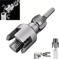 thumbnail image 1 of 2025 Integrated Internal & External Pipe Threading Tool, Electric Drill Compatible Pvc Pipe Threader Kit, 1/2" and 3/4'' Internal External Rethreading Maker (Upgrade, 1/2" *1), 1 of 6