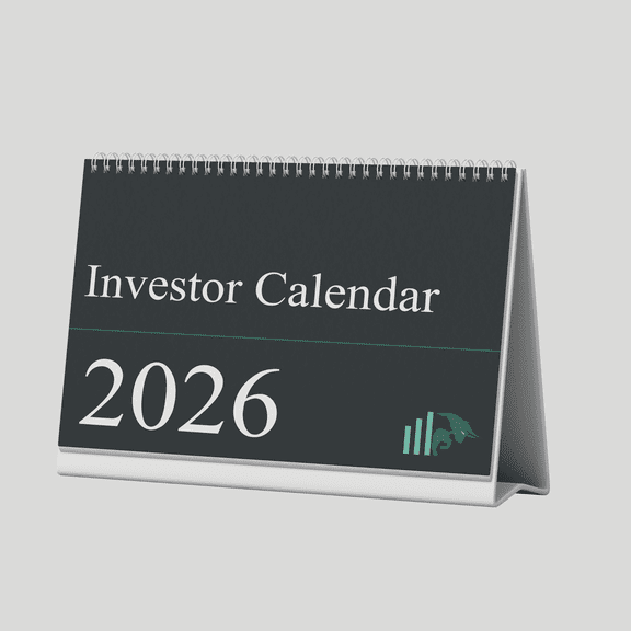 2025 Investor Desk Calendar Finance Planner With Key Market Dates, Stock Market Trader, Corporate Gift & Personal Finance Gift