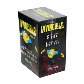 2025 Invincible Season 1 Keepsake Premiere Edition Blaster Box (8 Packs)