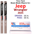 thumbnail image 1 of 2025 Jeep Wrangler Beam Blade Wipers (Set of 2), 1 of 3