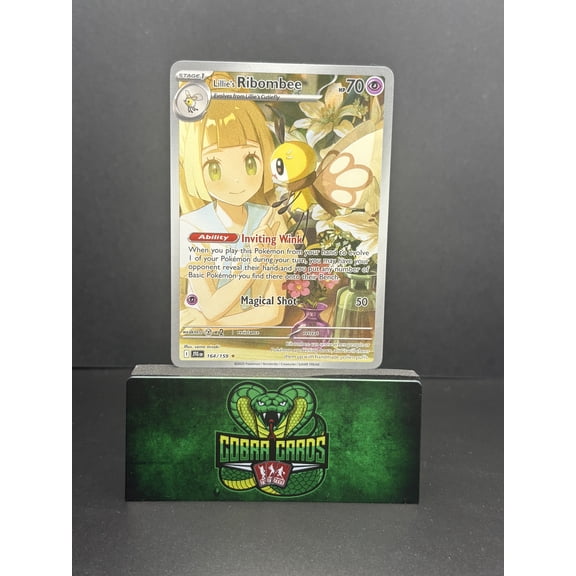 2025 Journey Together Lillie's Ribombee Holo Secret Rare #164/159