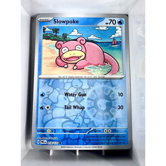 2025 Journey Together Slowpoke Reverse Holo #18/131