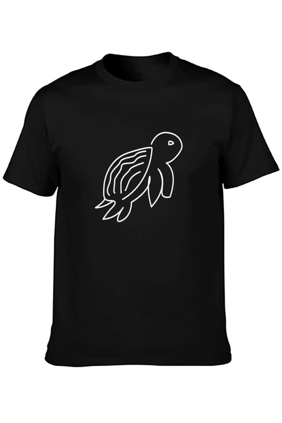 Turtle Unisex Short Sleeve T-Shirt – Soft Cotton Graphic Tee, Minimalist Summer Top, Casual Everyday Shirt, Gift For Him Or Her