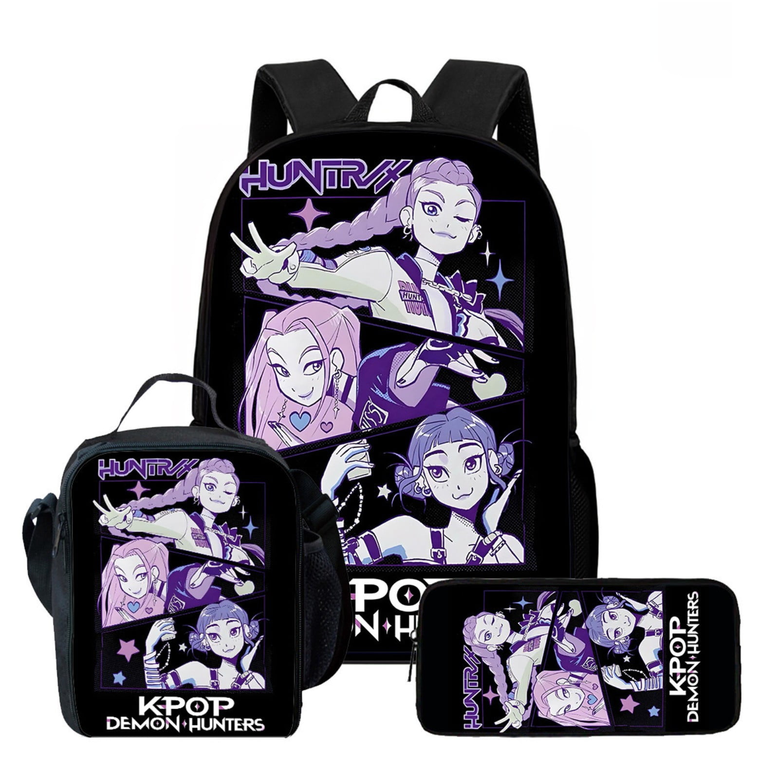 KPop Demon Hunters Schulrucksack - Anime Design Für Kinder