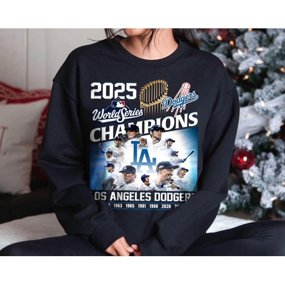 2025 LA Baseball Champion Sweatshirt, Unisex Classic Script Pullover, Los Angeles Fan Gift