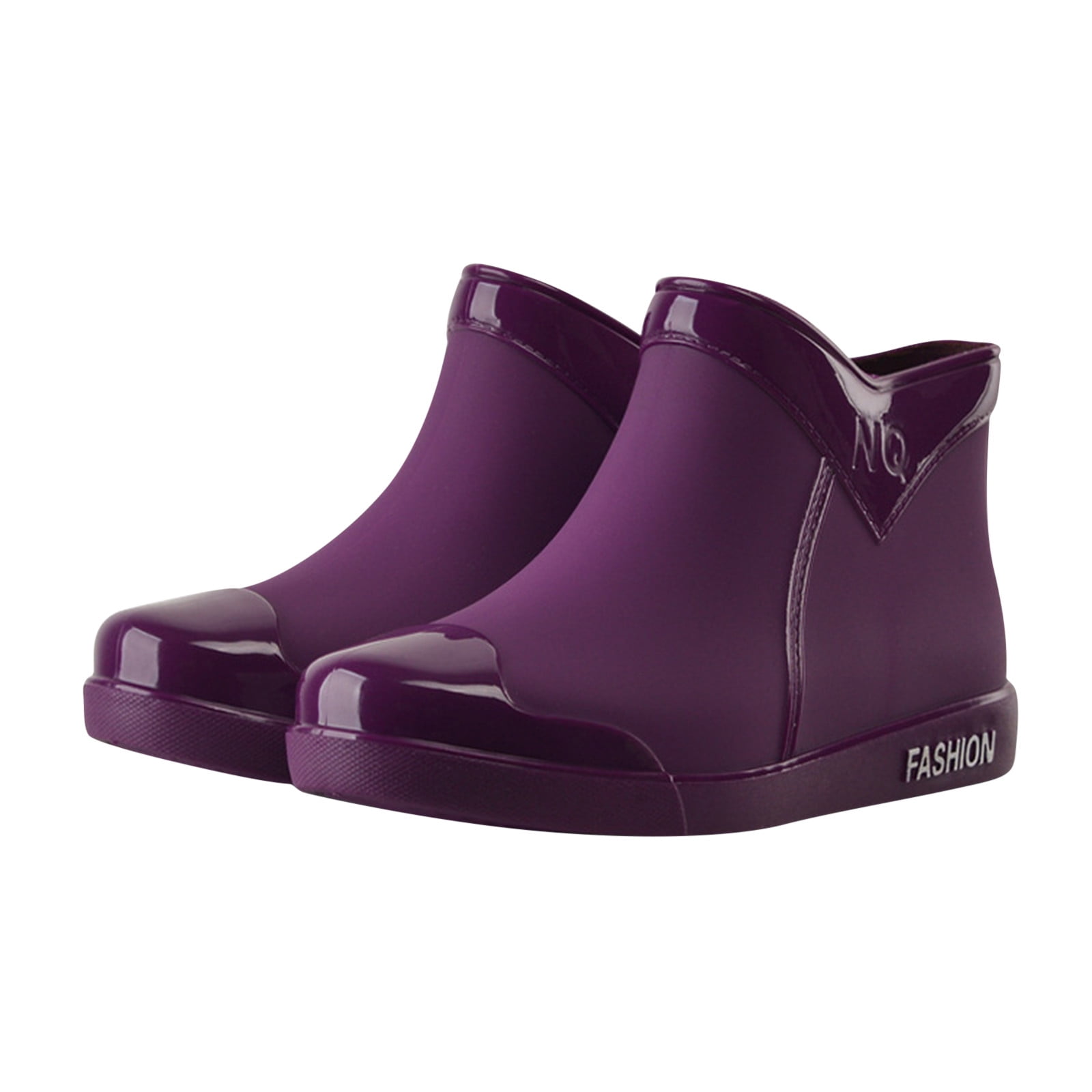 2025 Ladies Short Rain Boots Womens Rain Boots Short Waterproof Garden Shoes Non Womens Fall Boots Ladies Comfortable insole Lightweight Ankle