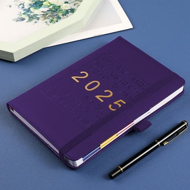 2025 Large Agenda - 365-Day Daily Planner Management Record Notebook Schedule Planner Use January To December 2026 Planner With Hourly Plan Calendar App