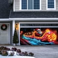 thumbnail image 1 of 2025 Large Christmas Garage Door Cover – Festive Christmas Banner Decorations for Home Outdoor, Hanging Door Photography Background, Oversized Xmas Decor for Outdoor Celebrations, 157.48*70.87in, C, 1 of 6