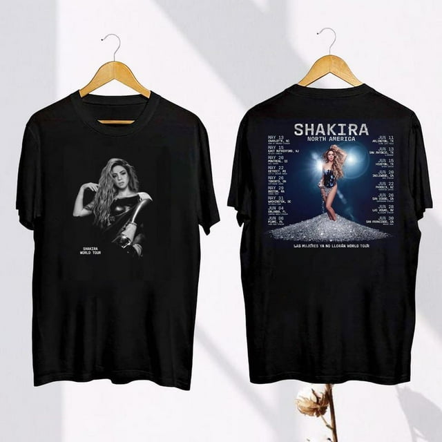 2025 Las Mujeres Ya No Lloran Shakira Tour T-Shirt, Shakira Fan Shirt