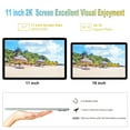 thumbnail image 1 of 11 Inch 2 in 1 Tablet, Android 14.0 Tablets, Octa Core Processor, 18GB (6GB+12GB virtual)/128GB ROM, WiFi, Bluetooth, GPS, Google Certified Tablet PC, 5+5+13MP Camera, with Keyboard, 1 of 5