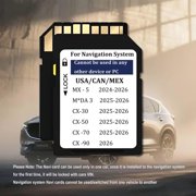 2025 2026 Latest Navigation SD Card Compatible with 2024-MX-5, 2025-CX-30, 2025-CX-50, 2025-CX-70, 2025-3