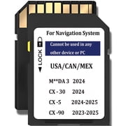 2025 Latest Navigation SD Card Compatible with Maz*da 3 2024/Cx-30 2024/ Cx-5 2024-2025/ Cx-90 2023-2025