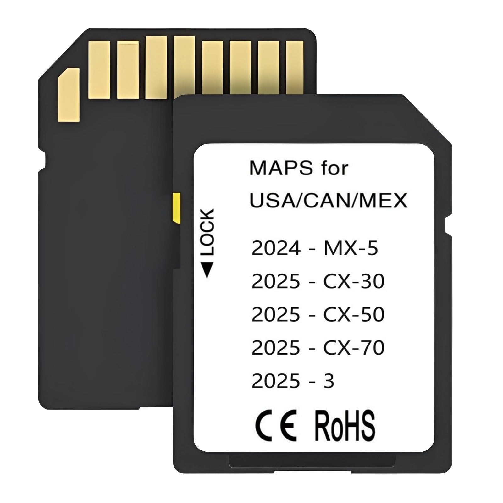 TD2K-66-EZ1 SD Card GPS Navigation Map 2021 2022 Compatible With Mazda 3 CX-5 CX-9 - View #5