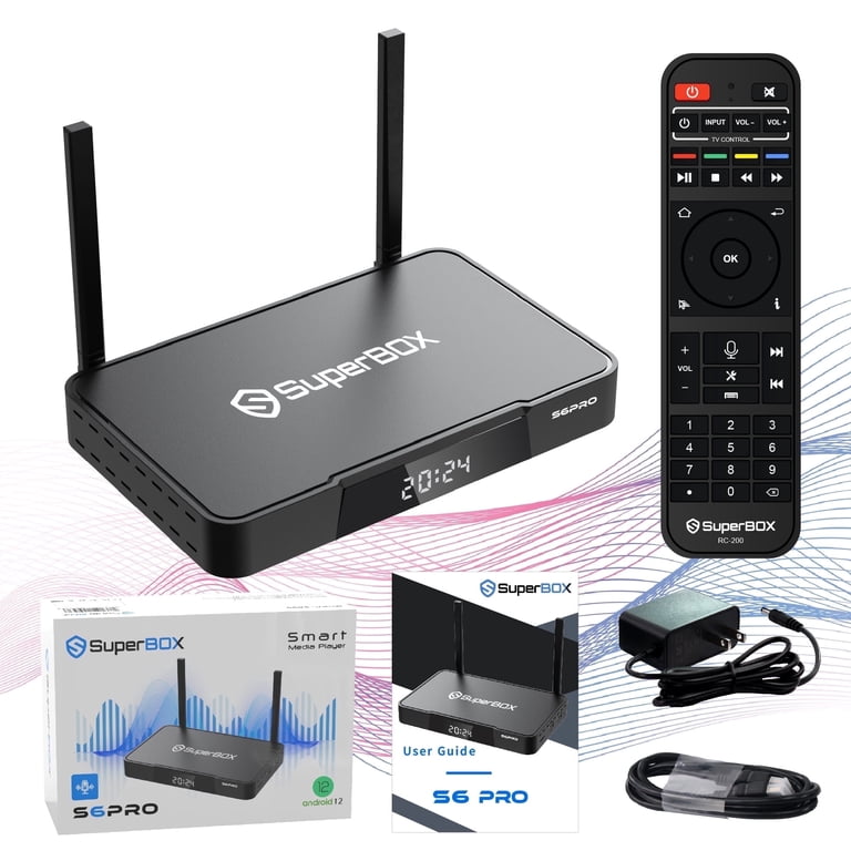 2025 Latest Superbox S6 Pro Fully Loaded,Superbox S6pro with Voice