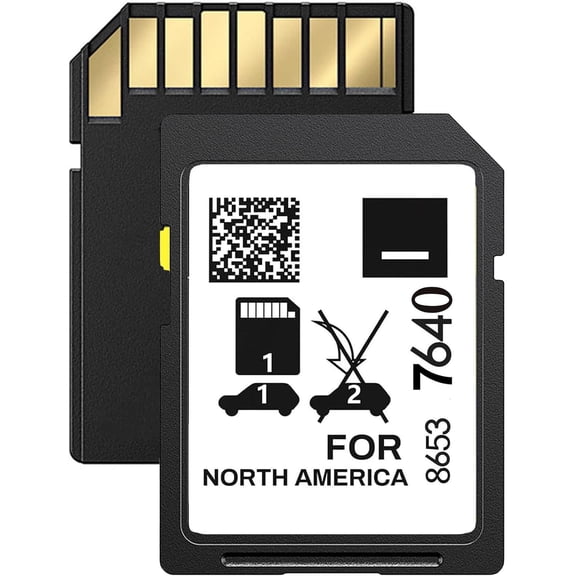 2025 Latest Update Satellite Navigation SD Card Compatible with Cadiliac Chevrolet Buick GMC,North America Maps,Plug and Play Install,GPS in-Dash Navigation Accessories Part 85856394