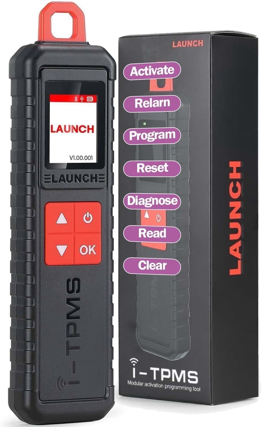 Launch i-TPMS Handheld TPMS Service Tool Can be Binded with X-431 Scanner