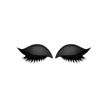 2025 Lazy Eye Shadow Eyelash Patch - Lazy Eyelash Stickers with False Lashes & Shadow, Waterproof & Proof & Reusable for All Eye,1 Second Quick Makeup Application 1PCS-Black