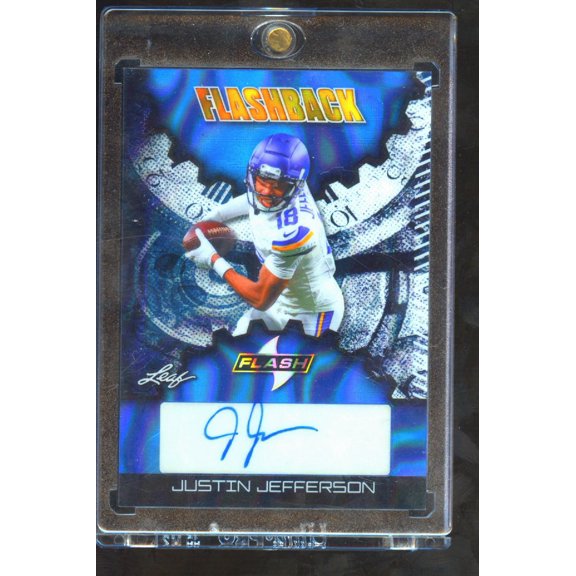 2025 Leaf Flash Flashback Justin Jefferson #FLA-JJ3 /1