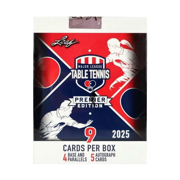 2025 Leaf MLTT Major League Table Tennis Premier Edition Hobby Box