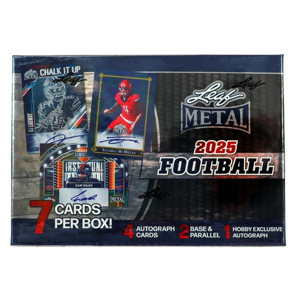 2025 Leaf Metal Football Hobby Box