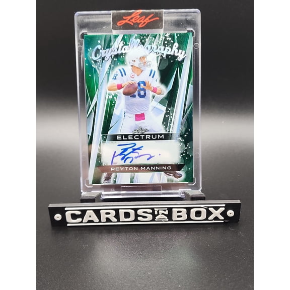 2025 Leaf Peyton Manning Green Leaf