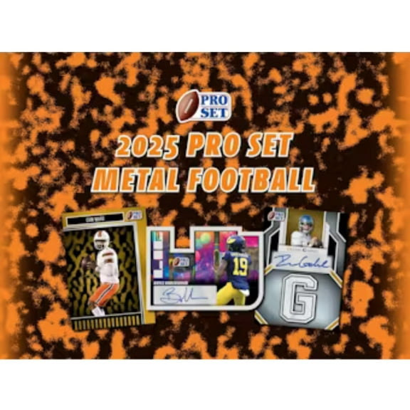 2025 Leaf Pro Set Metal Football Hobby Box