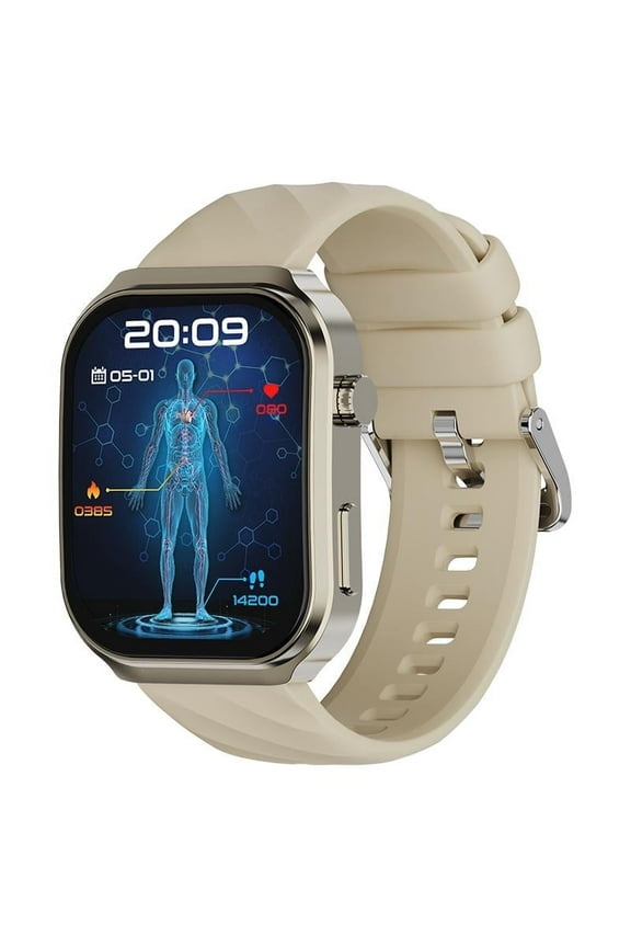 2025 Littlefat Gold Smartwatch for Men and Women, 2.2" Curved Screen, Fitness & Health Tracker, 100+ Sports Modes, IP67 Waterproof, Compatible with Android & iOS