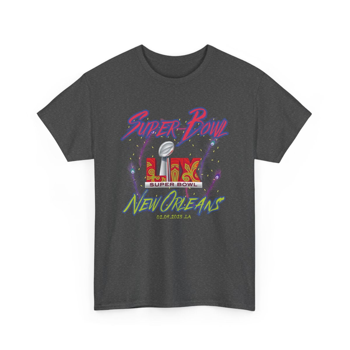 2025 Lix Super Bowl in New Orleans LA Unisex Heavy Cotton Tee